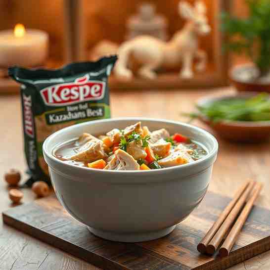 Homemade Chicken Noodle Soup - Try Kespe, Kazakhstan's Best